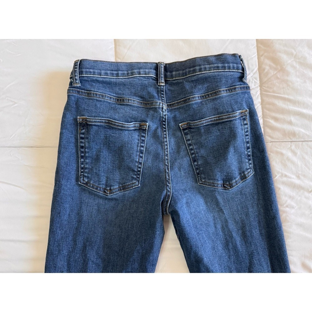 GAP Kids Boys Original Jeans Size 14 Regular Stretch Straight Denim Blue EUC - Picture 5 of 10